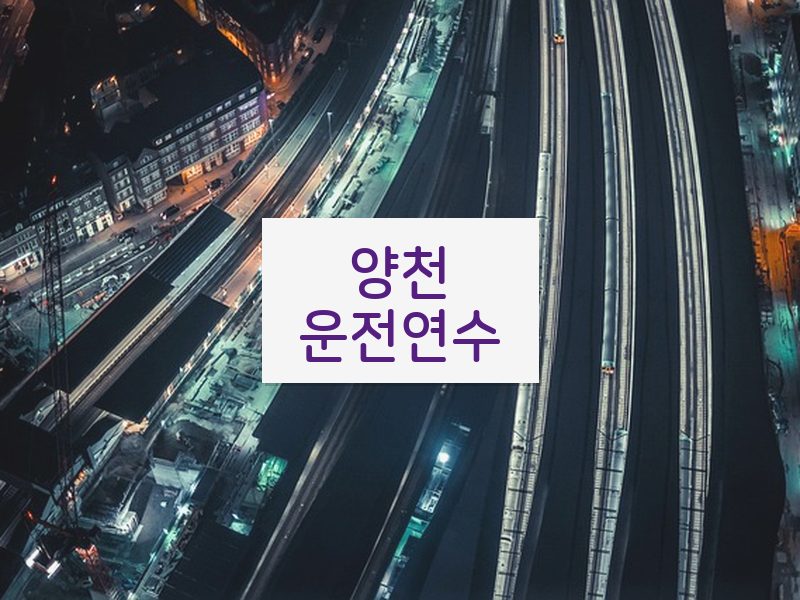 양천운전연수 후기