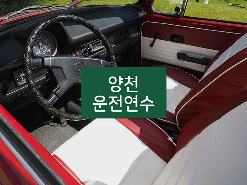 양천운전연수 후기