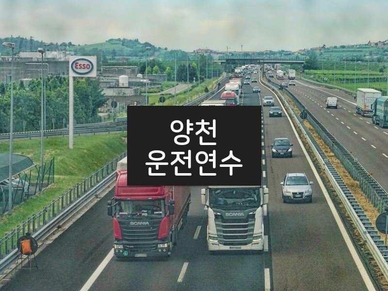 양천운전연수 후기