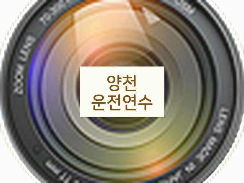 양천운전연수 후기