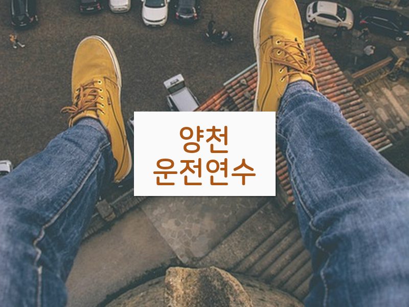 양천운전연수 후기
