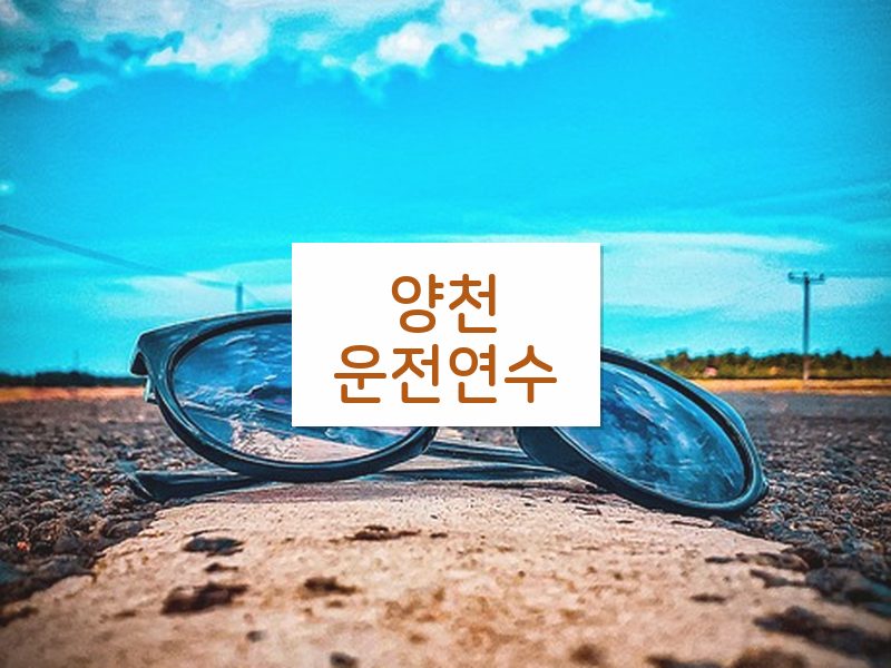 양천운전연수 후기