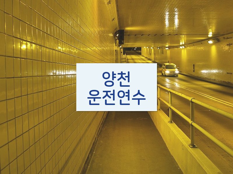 양천운전연수 후기