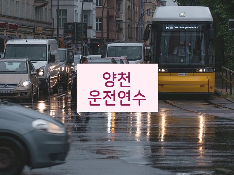 양천운전연수 후기