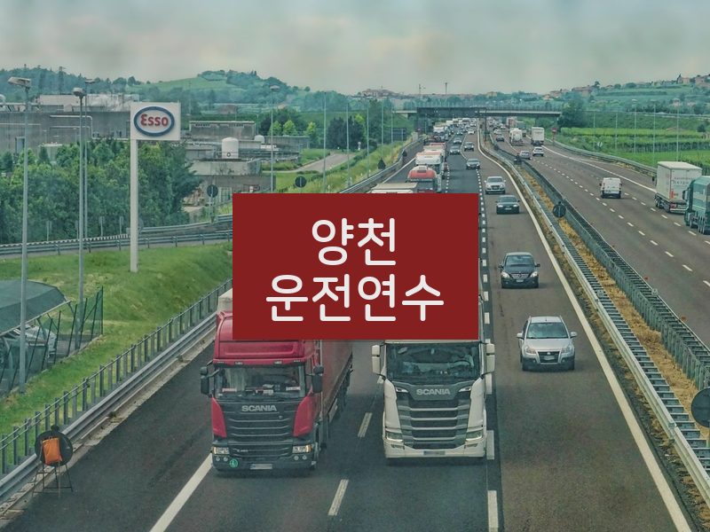 양천운전연수 후기
