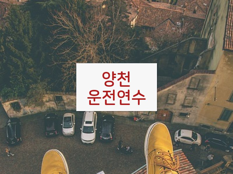 양천운전연수 후기