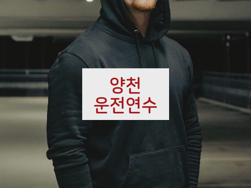 양천운전연수 후기