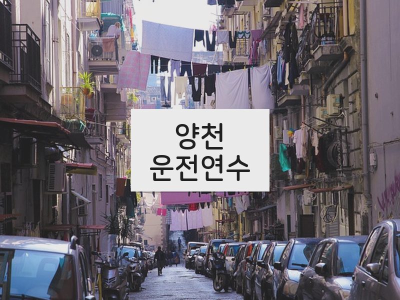 양천운전연수 후기