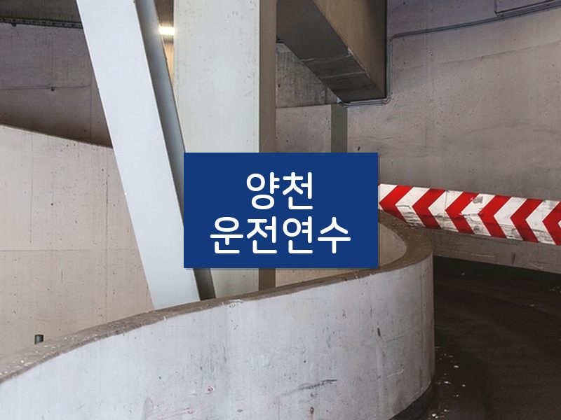 양천운전연수 후기