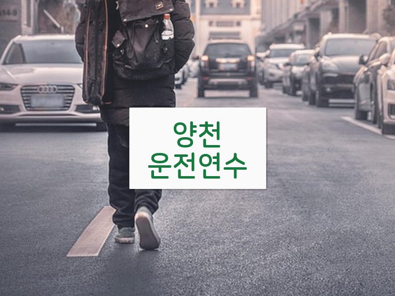 양천운전연수 후기