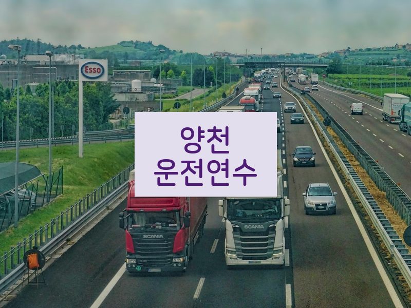 양천운전연수 후기