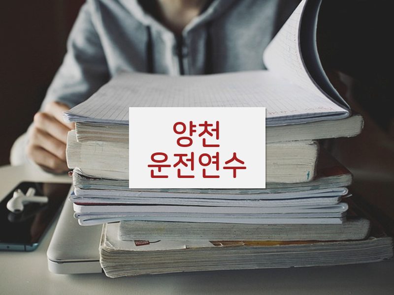 양천운전연수 후기