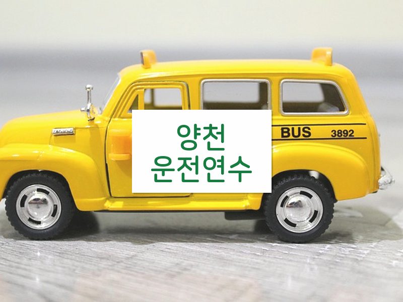 양천운전연수 후기