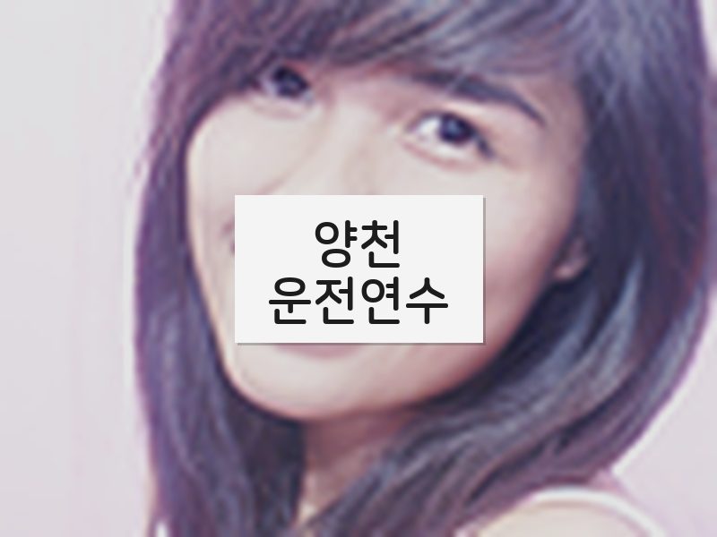 양천운전연수 후기