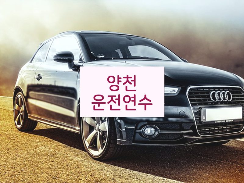 양천운전연수 후기