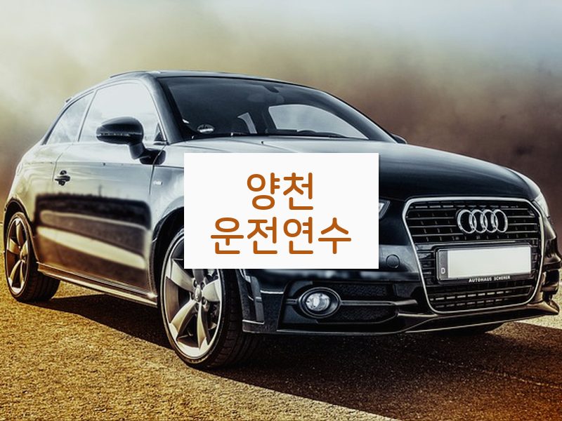 양천운전연수 후기