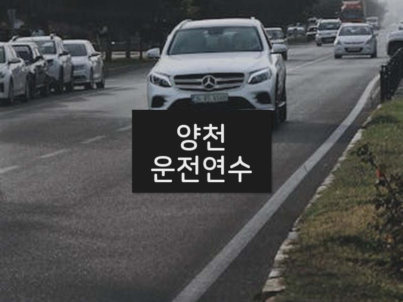 양천운전연수 후기
