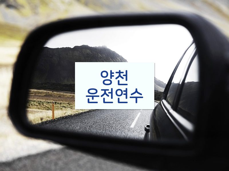 양천운전연수 후기