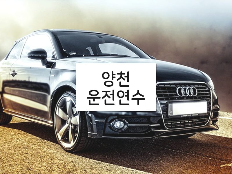 양천운전연수 후기