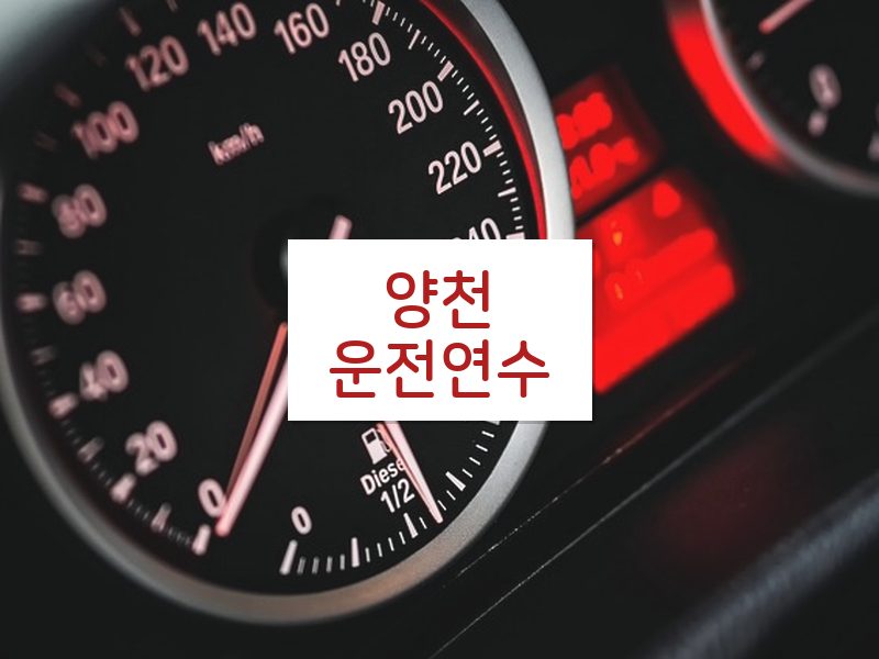 양천운전연수 후기