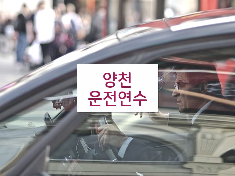 양천운전연수 후기