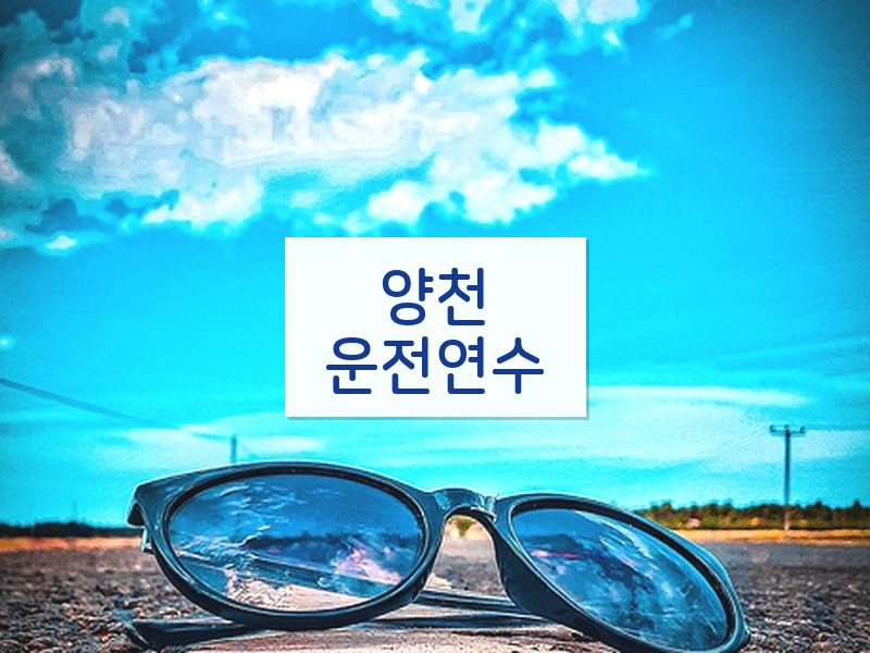 양천운전연수 후기