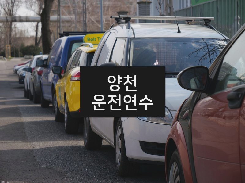 양천운전연수 후기
