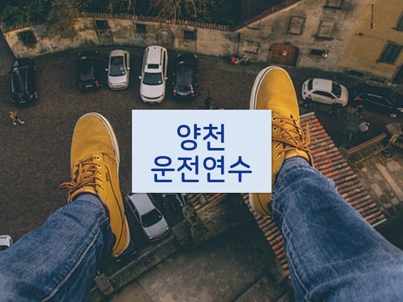 양천운전연수 후기