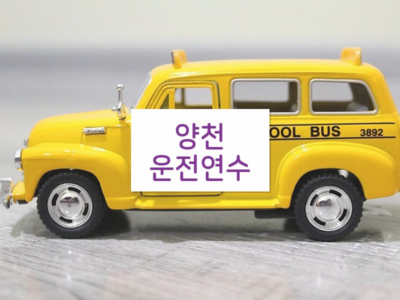 양천운전연수 후기
