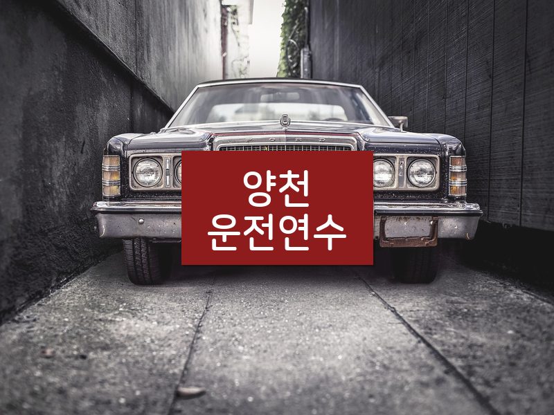 양천운전연수 후기