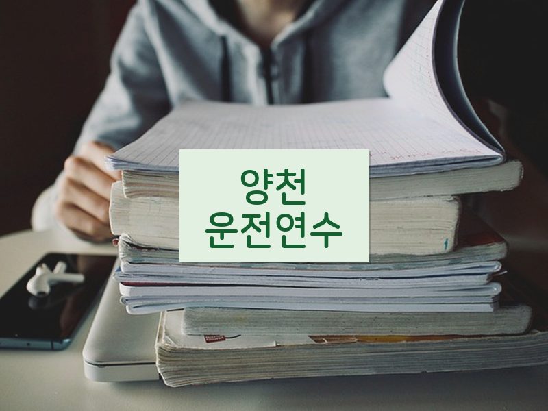 양천운전연수 후기