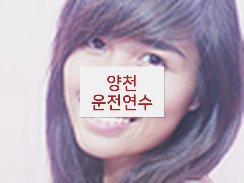 양천운전연수 후기