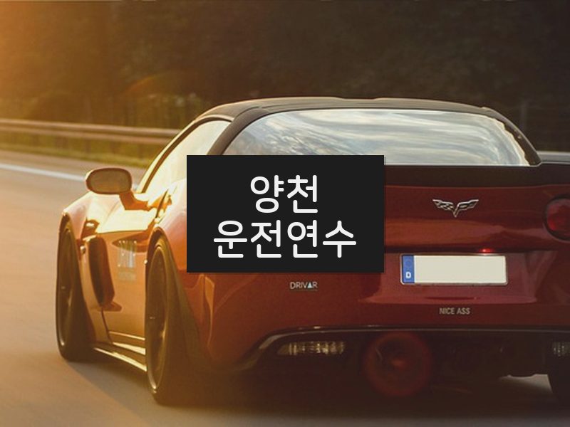 양천운전연수 후기