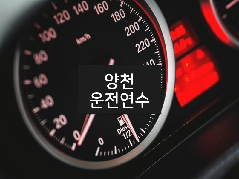 양천운전연수 후기