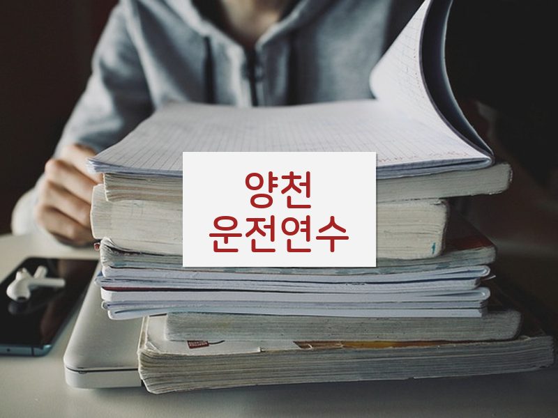 양천운전연수 후기