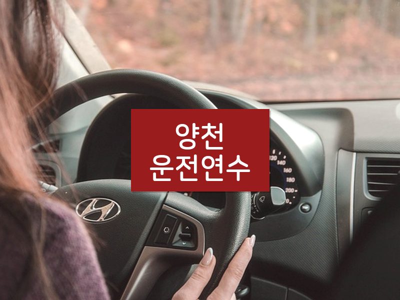 양천운전연수 후기