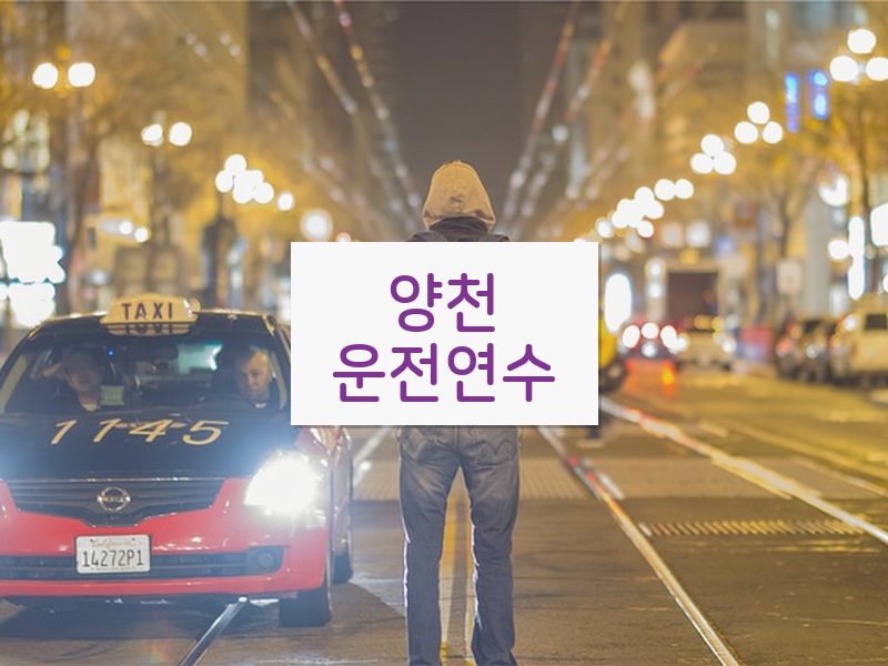 양천운전연수 후기