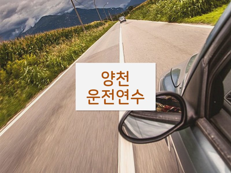 양천운전연수 후기