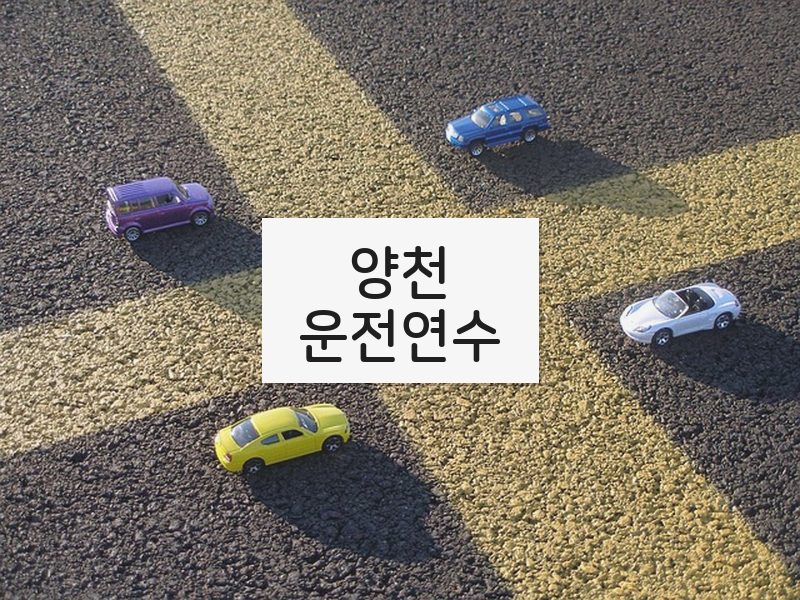 양천운전연수 후기