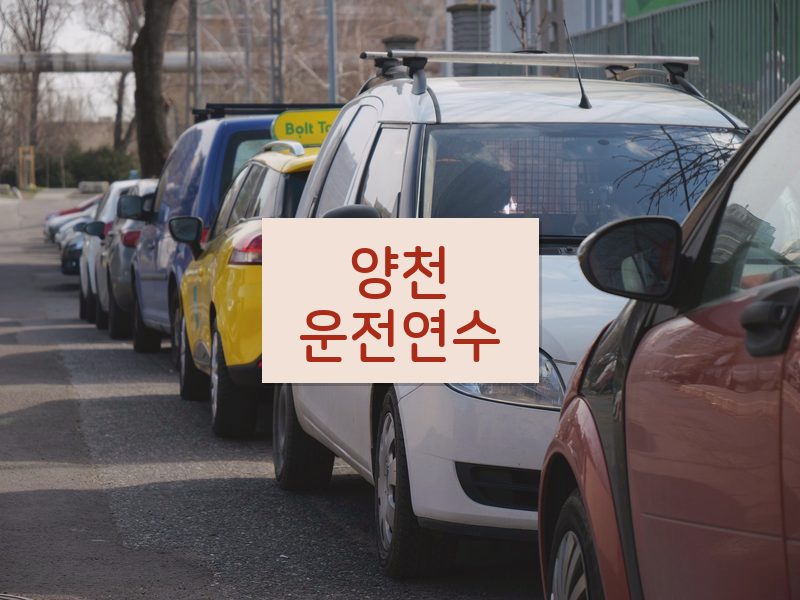 양천운전연수 후기