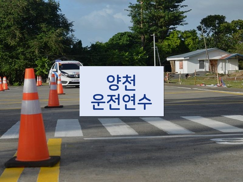 양천운전연수 후기
