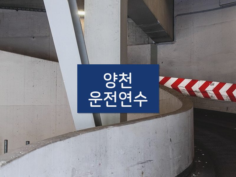 양천운전연수 후기