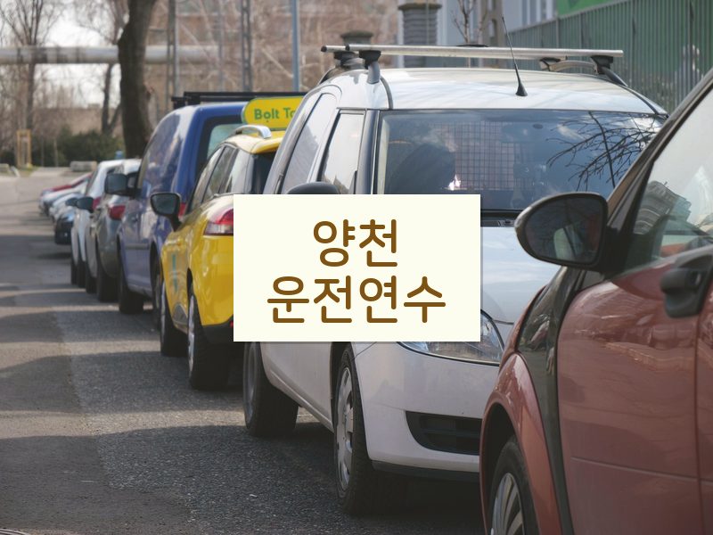 양천운전연수 후기
