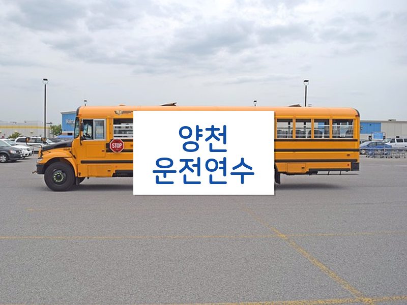 양천운전연수 후기