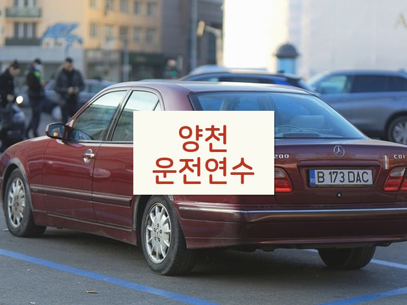 양천운전연수 후기