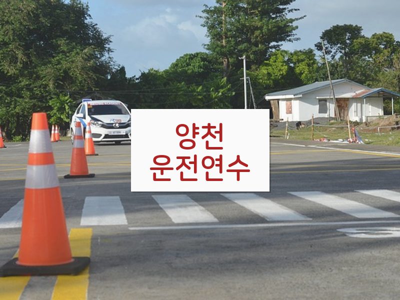 양천운전연수 후기
