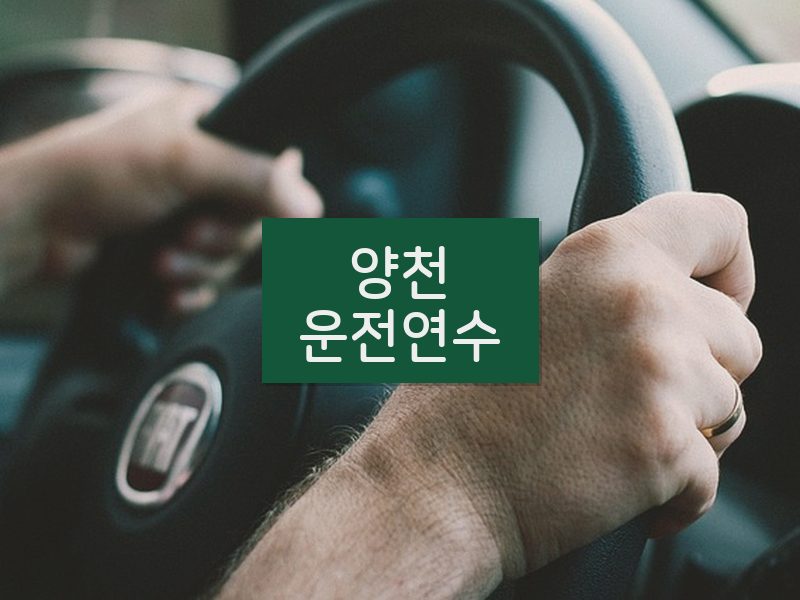 양천운전연수 후기