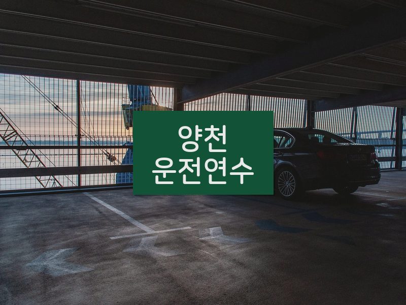 양천운전연수 후기