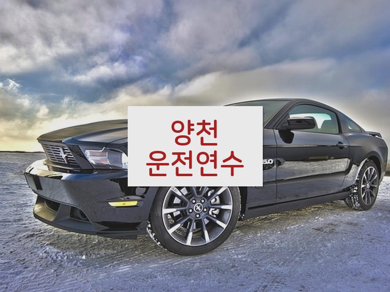 양천운전연수 후기