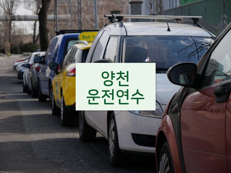 양천운전연수 후기